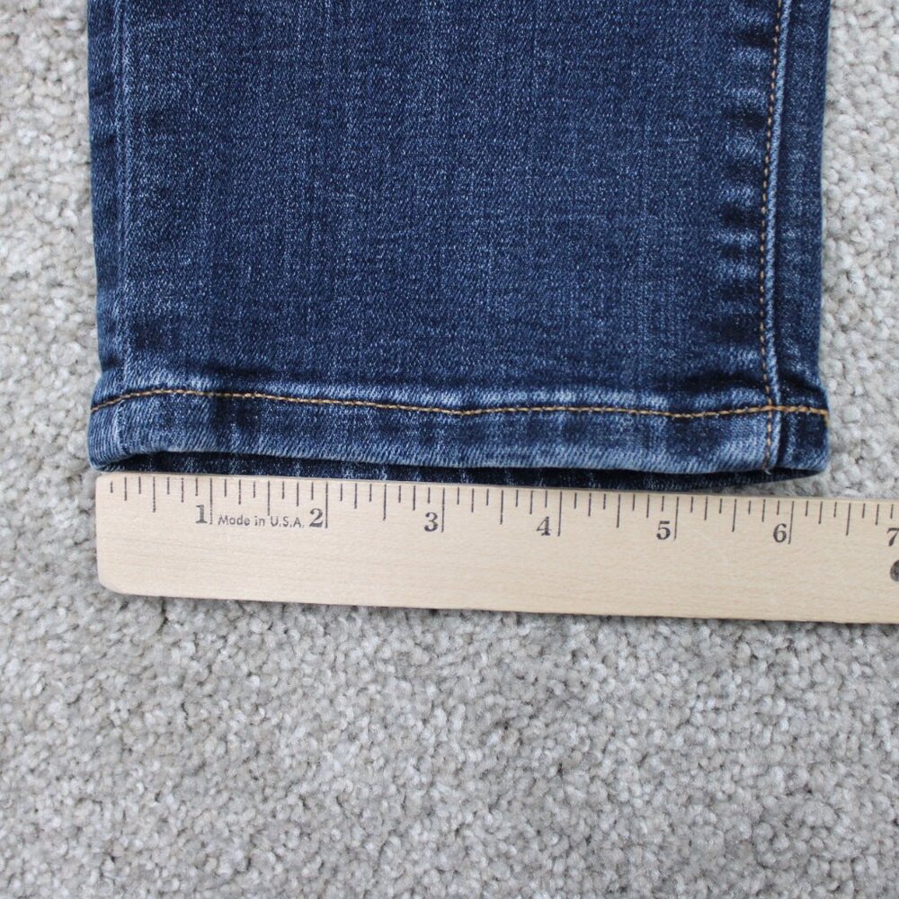 Lucky Brand Jeans Mens 30x32 Blue Coolmax 110 Slim 5-Pocket Stretch Demin - Picture 5 of 16